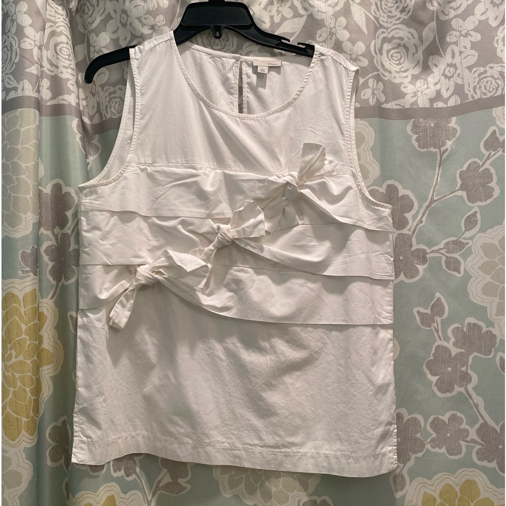 Crisp white blouse